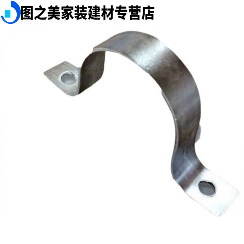 赛乐透热镀锌管夹户外水泥杆管卡电线杆u型抱箍道旗半圆抱箍 140u型30