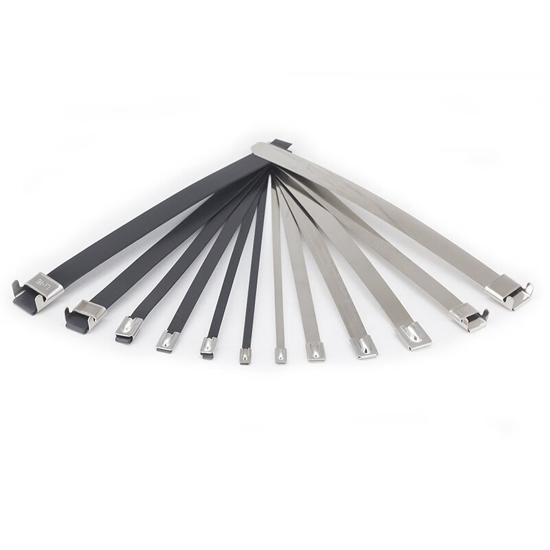 鸿灿佳卓304不锈钢扎带79mm400mm金属室外扎带耐高温防腐蚀