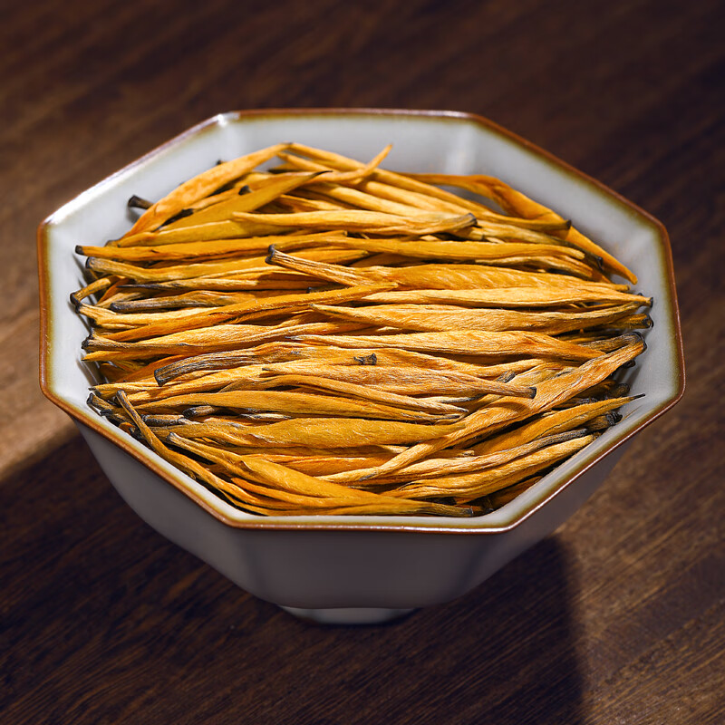 岩亥滇红金针云南古树滇红茶特级浓香茶叶凤庆大金针礼500g 500g