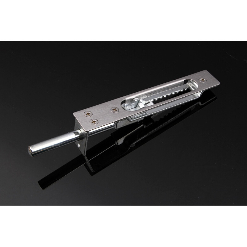 鑫洪五金防盗门天地暗插销 多档加长双开大门隐形不锈钢中控插销子母