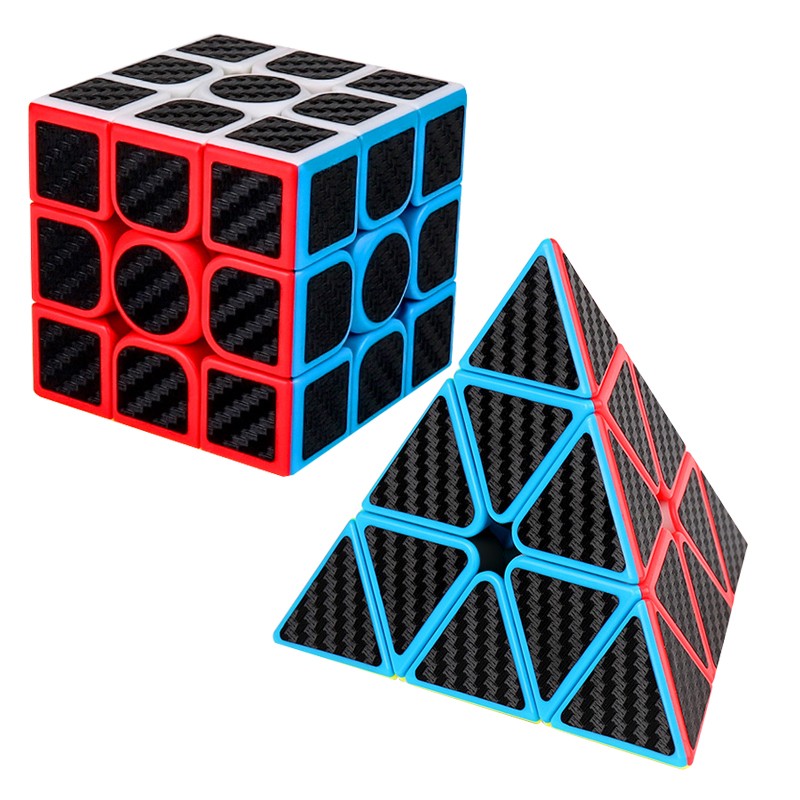 二三四五阶金字塔组合 碳纤维三阶 金字塔魔方