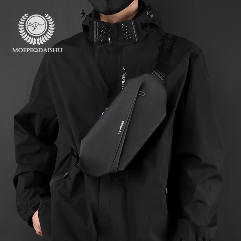 MOEPEQDAISHU斜挎包男士胸包男腰包单肩背包手机包时