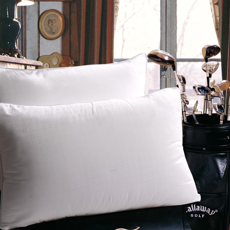 富安娜家纺 枕头枕芯单人枕纤维软枕 白色 74*48cm(一个装)