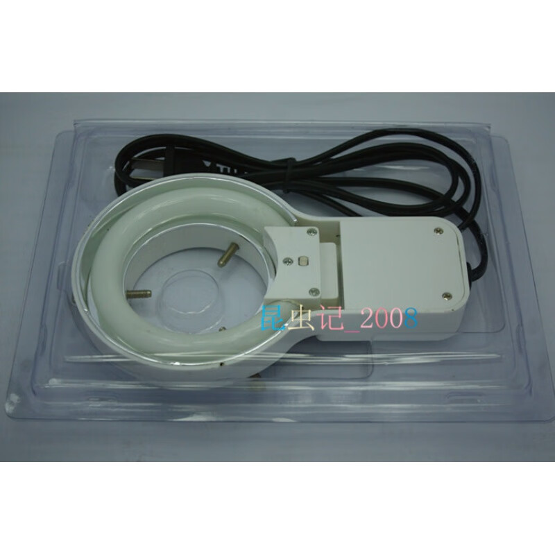 粟慄内径60mm显微镜通用环形灯源白红蓝光110V220V显微镜荧光灯管8W 220V 其它 白