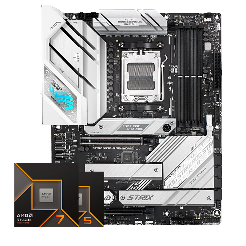 ��˶B650 B850 X870�����AMD9000ϵ������R7 9800X3D 9950X3D CPU������װ ��U��װ TUF B850M-PLUS WIFI7 W������ R7 9700XɢƬ