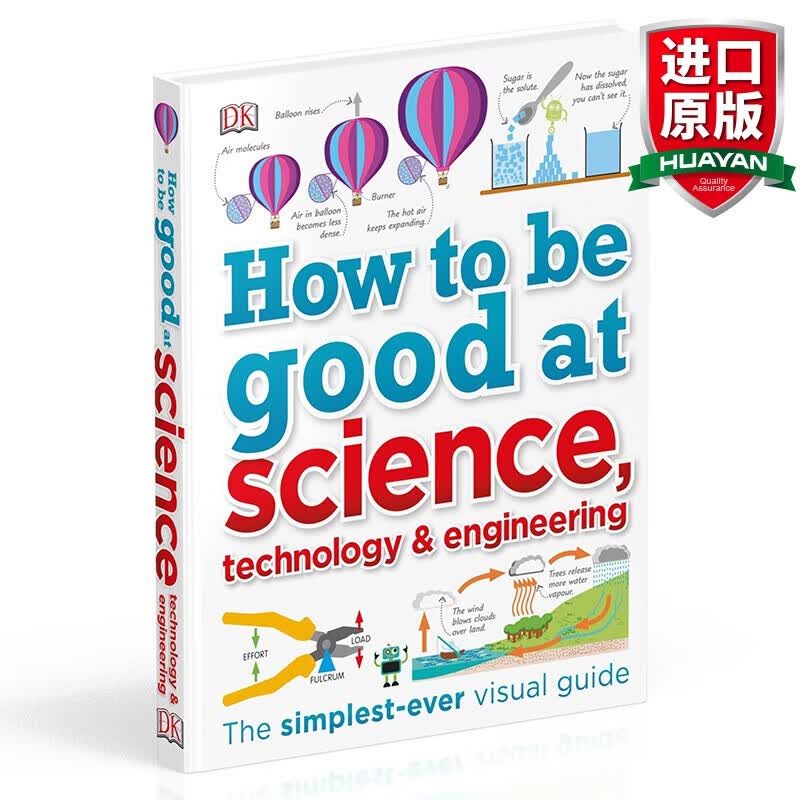英文原版 DK如何学好科学 How to be Good at Science 小学教辅工具书 全英文版