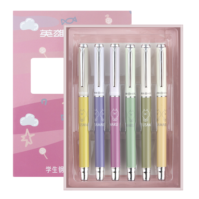 ӢۣHEROƷֱ ѧͨľ꼶ճдװ Ů  6֧װɫ