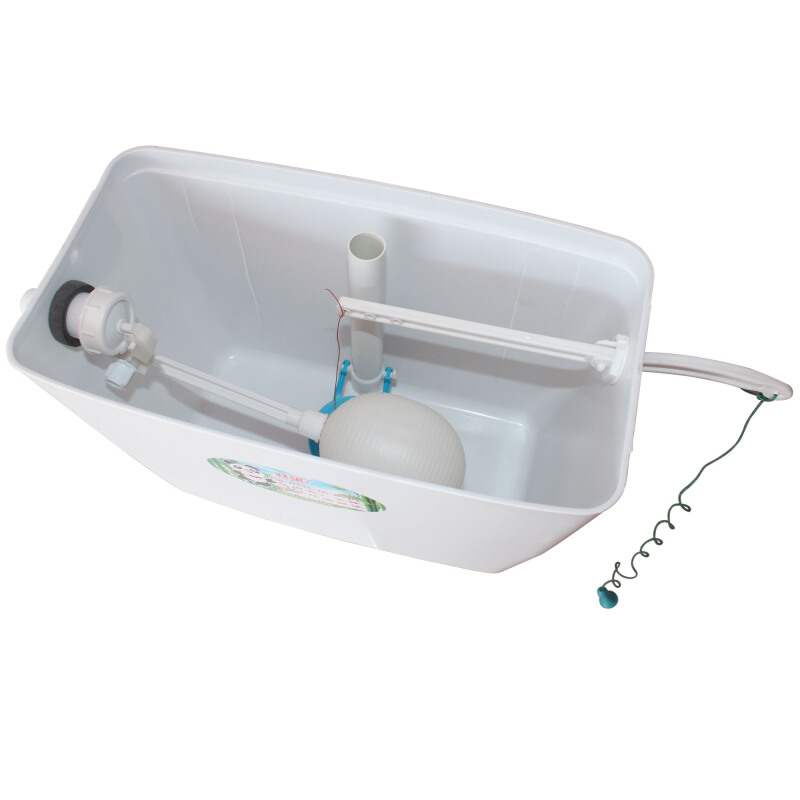 馭舵公廁手拉式水箱 廁所塑料高水箱 32蹲便器蹲坑老式動手拉繩沖水箱