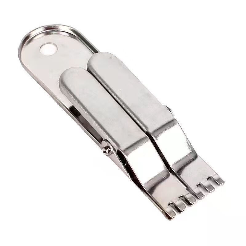 热奥蚯蚓夹子红虫挂钩器活蛆虫快速上饵器小配件渔具传统垂钓钓鱼用品