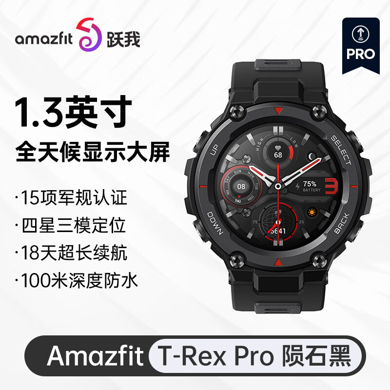霜魄【官方自营臻选】跃我gtr4amazfitamazfit跃我t-rex pro户外运动