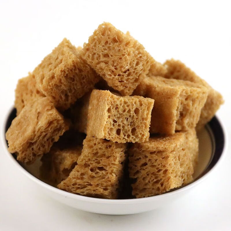 可钦河南特产土特产烤麸干手工面筋块凉拌菜素食干货食品四喜烤麸干