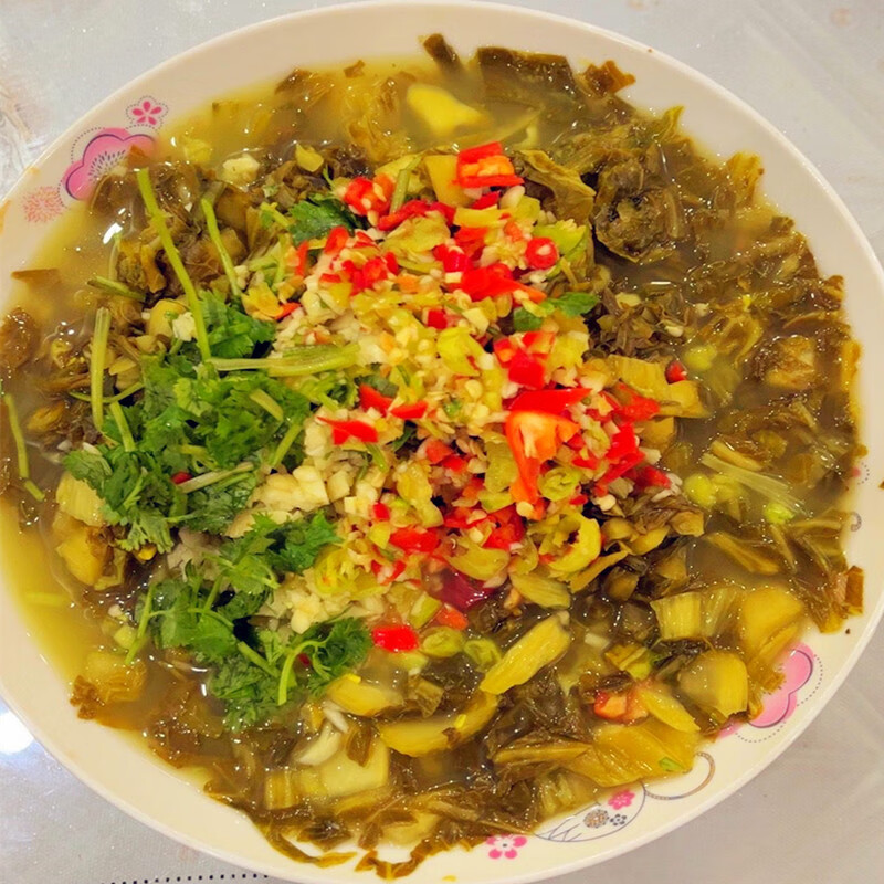 隽颜堂云南水腌菜临沧傣族菜花水淹菜酱菜泡菜德宏风味老奶洋芋腌菜