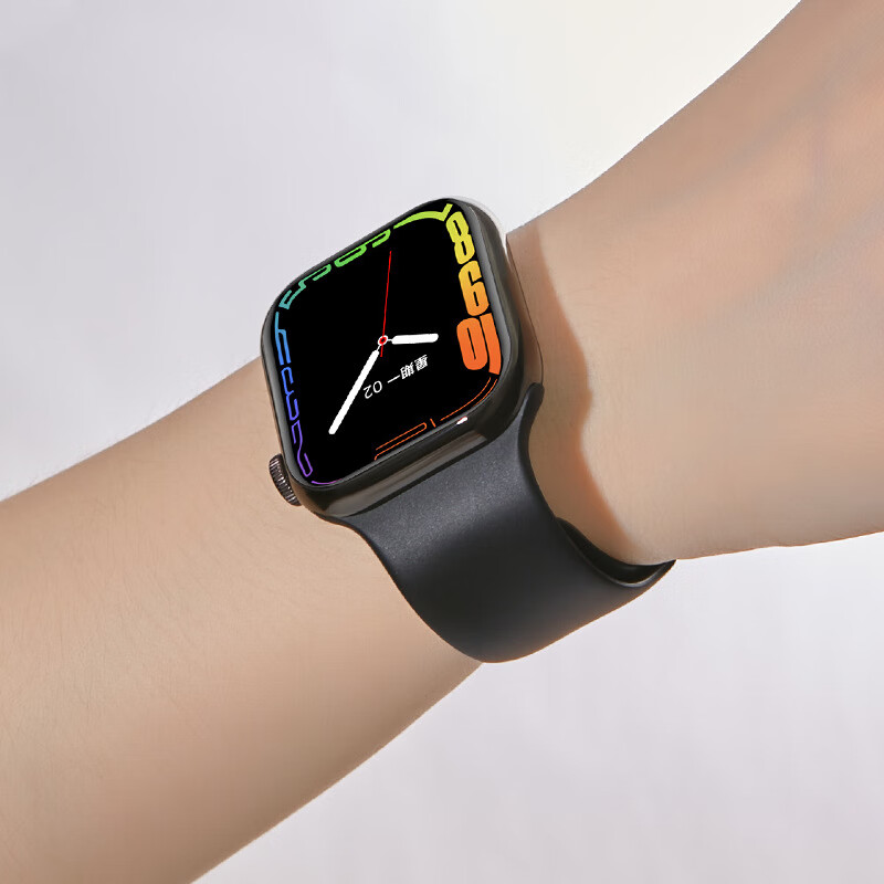 苹果手机通用iwatch女士接打电话智能手表手环消息提醒支付测血压心率
