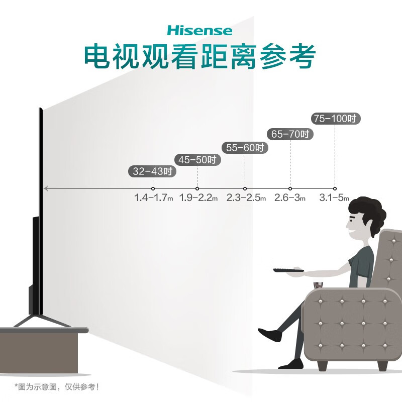 海信（Hisense）65T51F 65英寸 4K超清 HDR 智慧语音 多屏互动 超薄悬浮全面屏 平板教育电视机