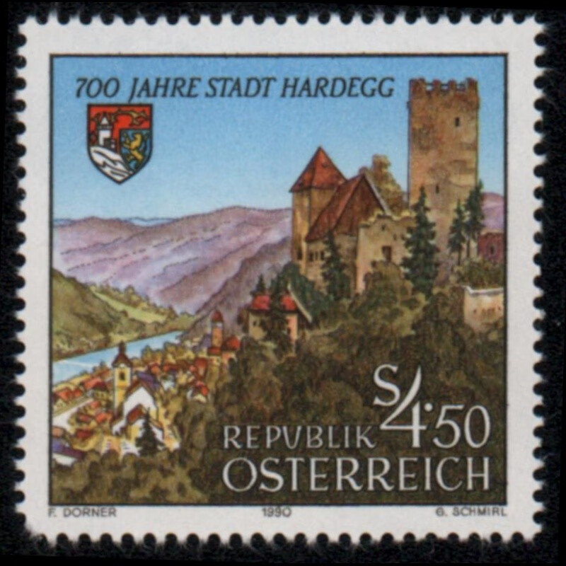 东吴收藏 邮票集邮 按照年份排序 奥地利邮票 之三十 1990-23(1-1)