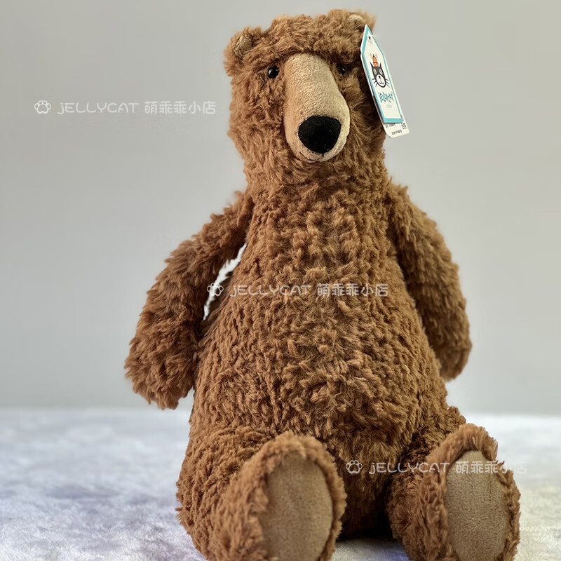 正版英国jellycat 恩佐熊宝宝安抚玩偶娃娃玩具公仔送礼 恩佐熊 28cm