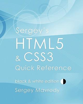 预订 sergeys html5 & css3 quick reference: black &