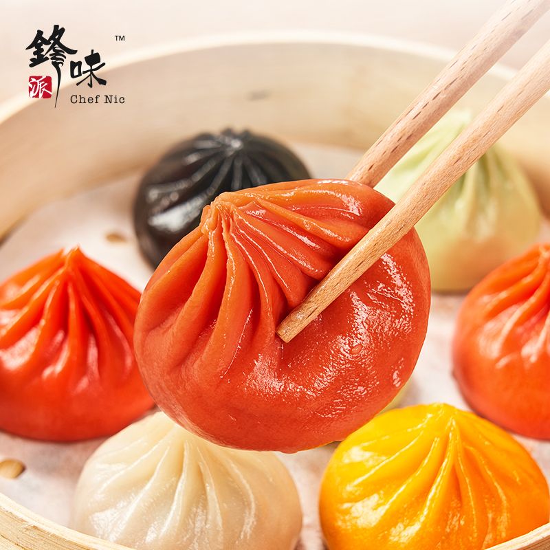 鋒味小籠包湯包謝霆鋒鮮肉灌湯包早餐食品半成品蒸煮懶人速食包 集鮮小籠湯包3袋聯(lián)系客服自選口