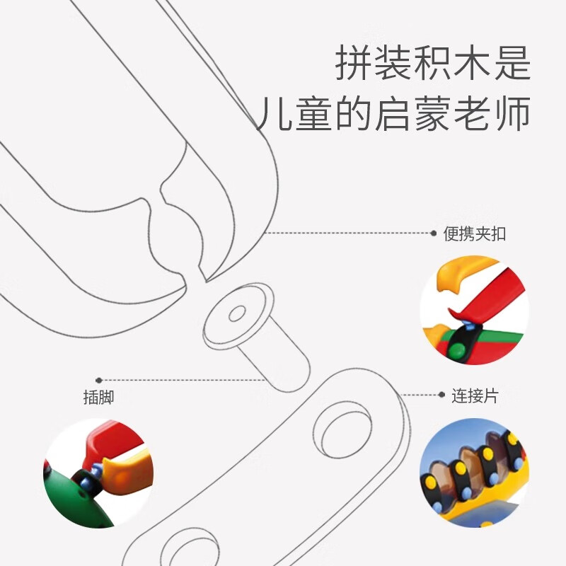 ·MIC·O·MIC·德国米扣儿童益智玩具积木工程车拼搭汽车模型拼装交通工具摆件 救援消防车089.422