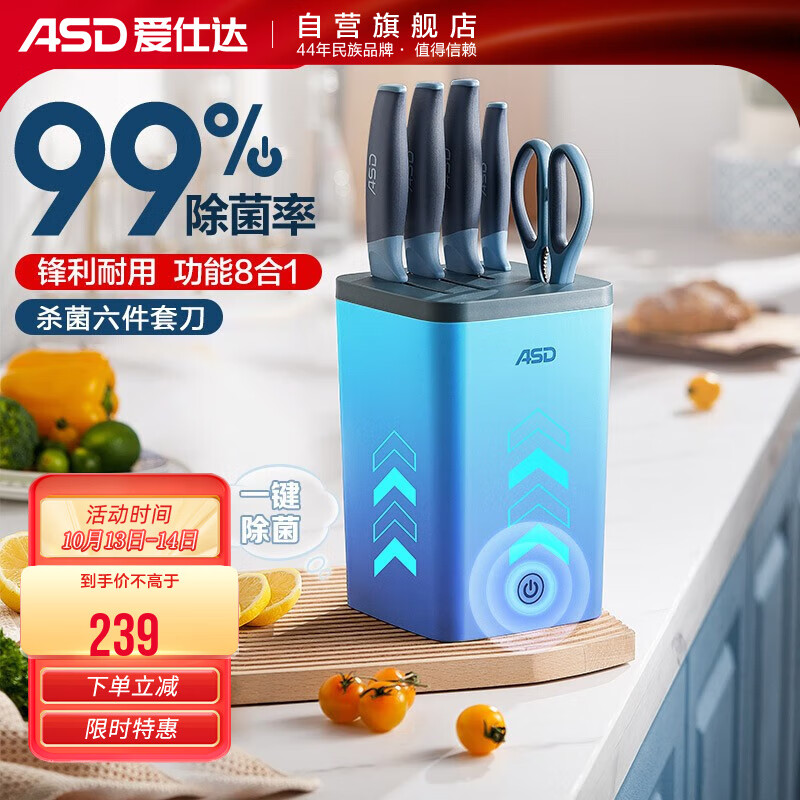 时尚套装:刀具杀菌,一举两得