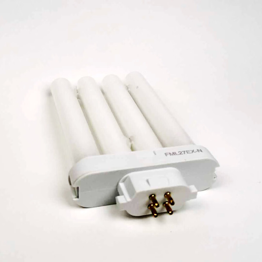 三波长fml27ex-n6500k5000k807131台灯u型灯管方四针排管 白色 fml27