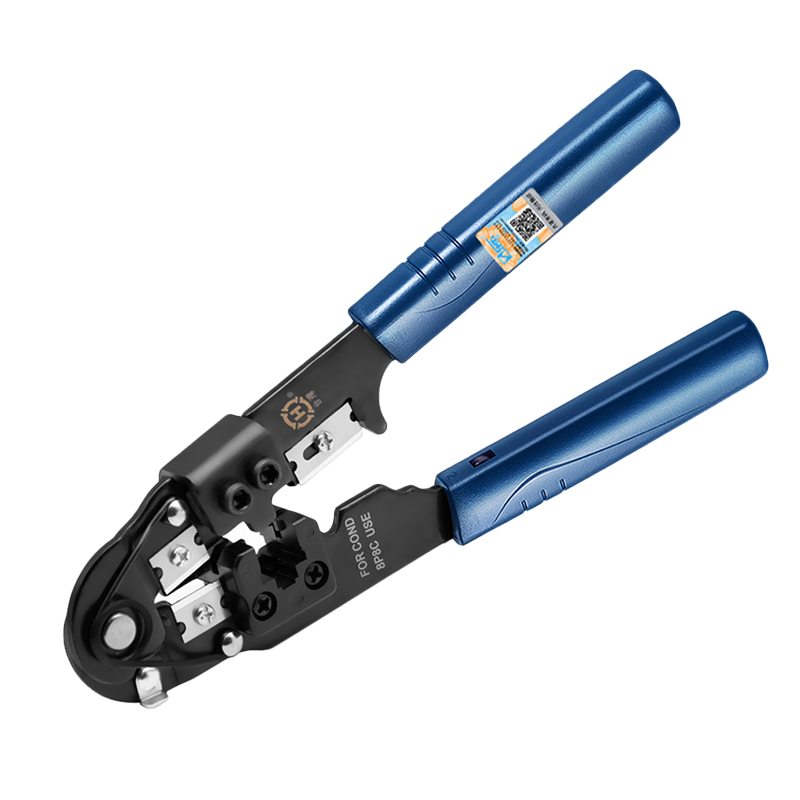 SMTǯ 绰˫ù ѹ๦ ֶѹRJ45ˮͷǯ 8P8CHT-210C 49Ԫ