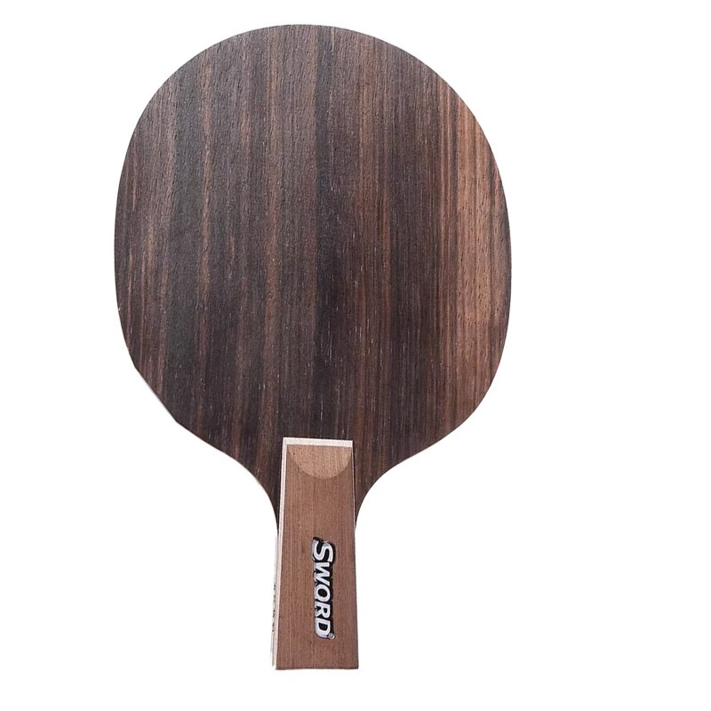 世奥得(sword)sword世奥得黑檀6乒乓球底板横拍直拍纯木乒乓球拍7层