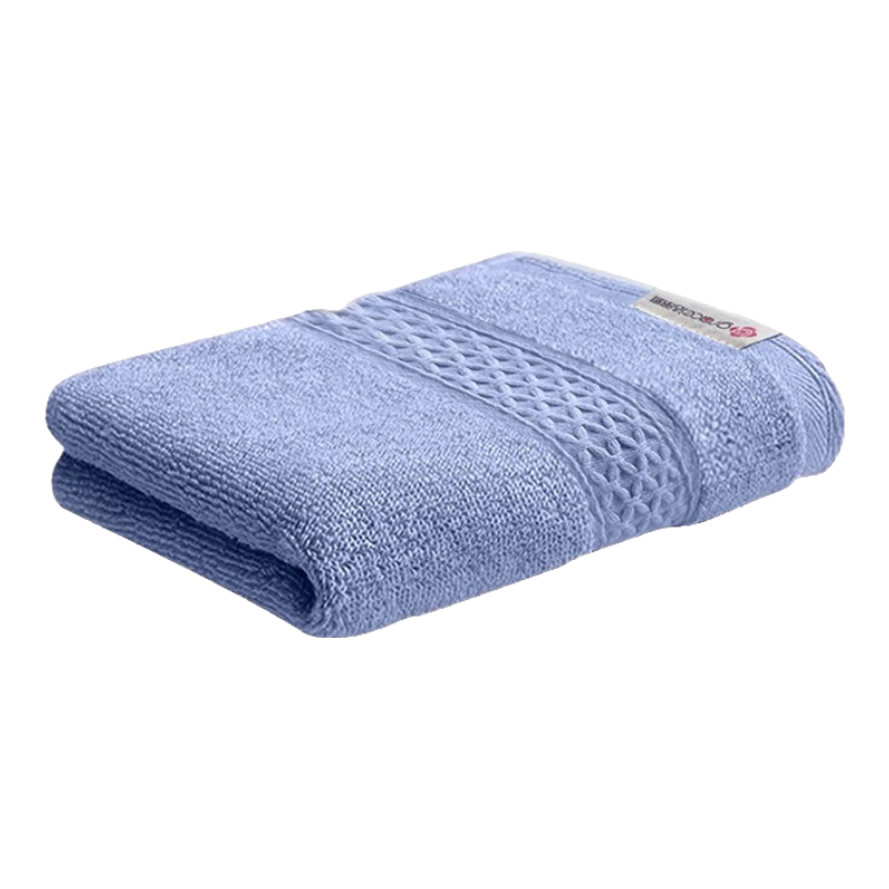 洁丽雅（grace）毛巾男士纯棉吸水不掉毛速干A类全棉柔软洗脸洗澡情侣面巾 【纯棉加厚】深蓝 1条