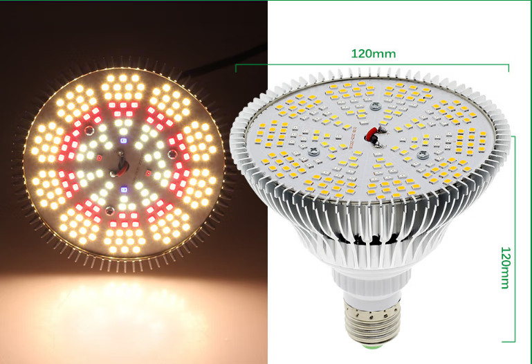 全光谱太阳光20w植物灯泡1个装