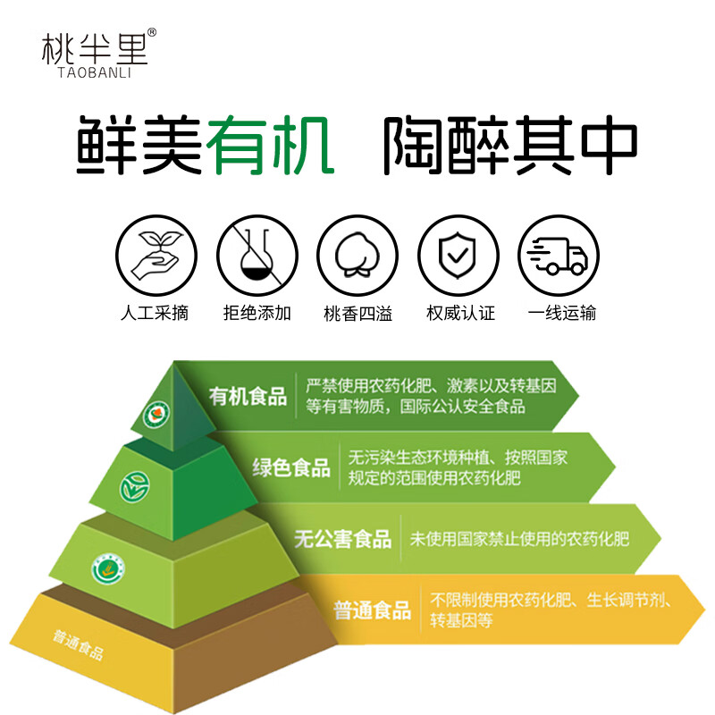 桃半里【胖东来同款】尝鲜装 有机黄桃罐头320g 新鲜应季水果 黄桃果肉 有机黄桃罐头320g*2罐