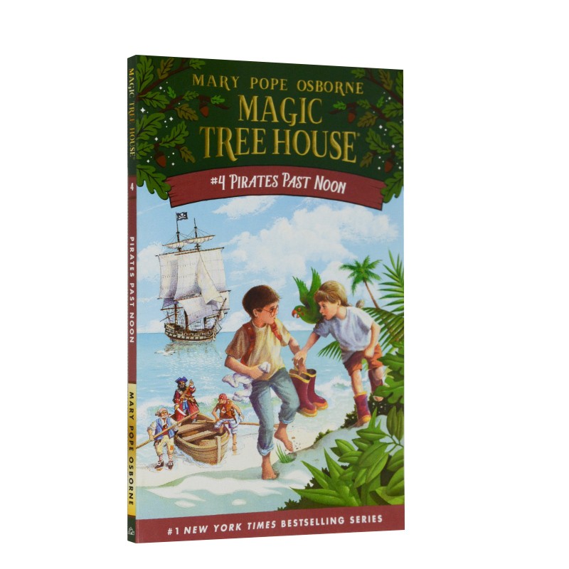 【现货】magic tree house神奇树屋系列4午后海盗的藏宝图pirates英文