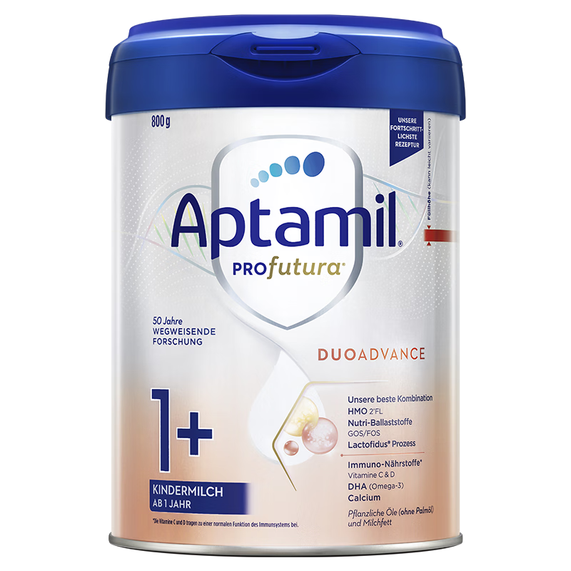 Aptamil 爱他美 德国白金版 幼儿配方奶粉 1+段 800g