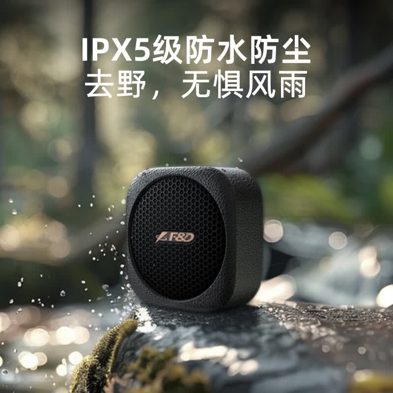 奋达（F&D）蓝牙音响 户外便携音箱 电脑音响 防水长续航低音炮大音量 RW10【便携10h续航大音量】