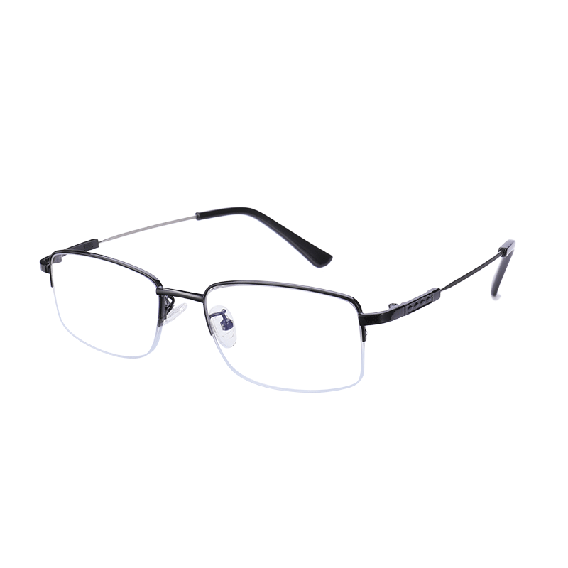 百亿补贴:普先生老花镜男女进口高清防蓝光老光老花眼镜记忆钛76035 250度60-64岁87.9元