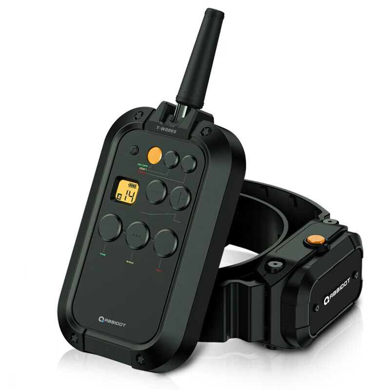 搭啵兔 专业训狗器狗电击项圈防狗叫止吠器训练中大型犬训狗神器 黑色