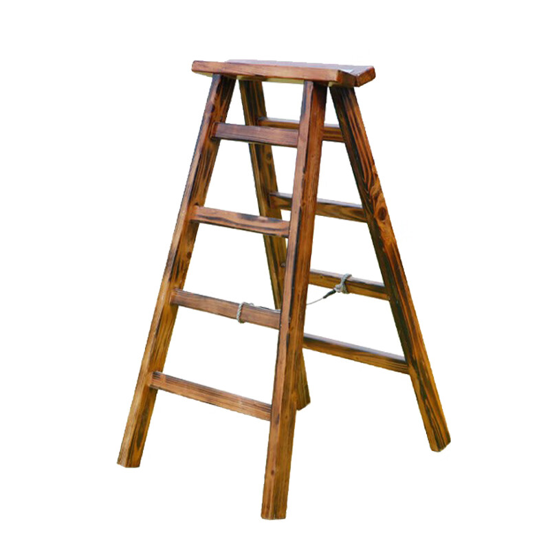 户外木质人字梯碳化攀爬梯感统平衡体能训练组合儿童安吉游戏攀爬架