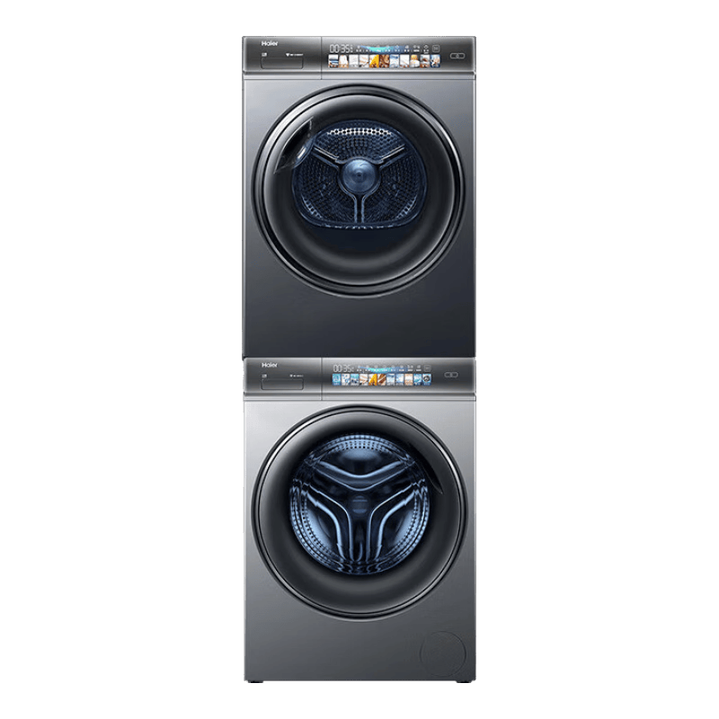 海尔（Haier）云熙系列洗烘套装10公斤超薄嵌入078直驱变频精华洗2.0滚筒洗衣机双擎热泵柔烘3D透视烘干以旧换新 078洗烘套装+直驱变频+精华洗2.0+双擎热泵