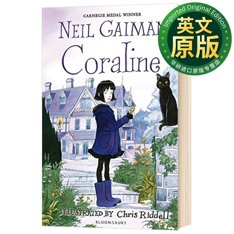 鬼妈妈 英文原版 coraline neil gaiman 青少年读物 动画电影原著小说