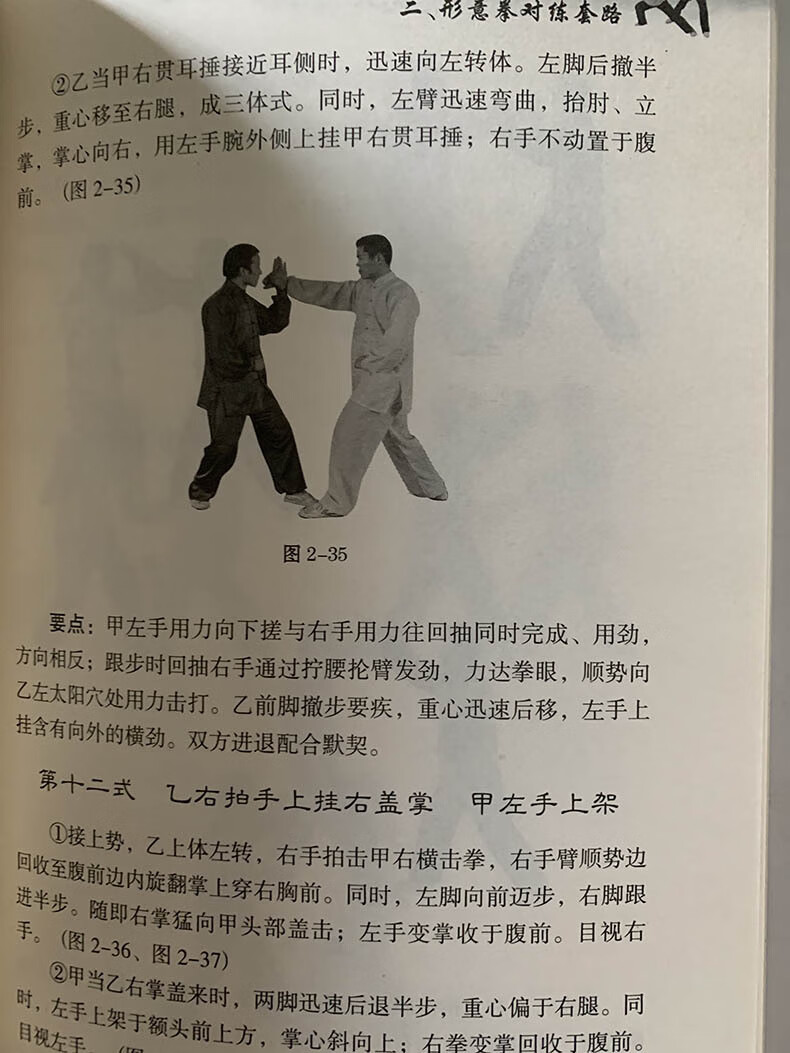 形意拳对练与对擒拿-郑怀贤武学丛书