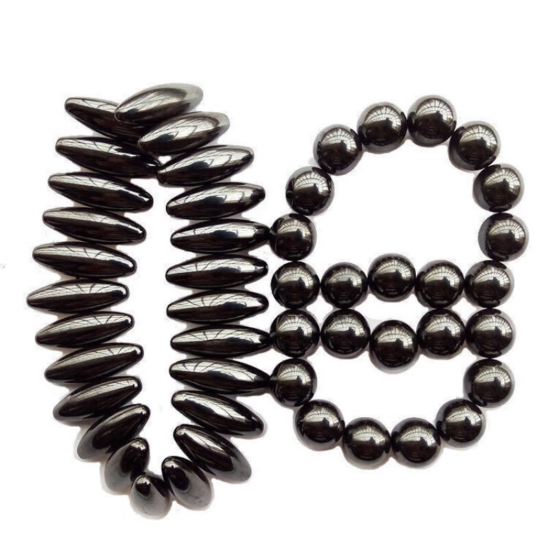 磁铁石吸铁石大磁铁球力圆形球形橄榄球型磁力球 圆形 纺锤形各24颗