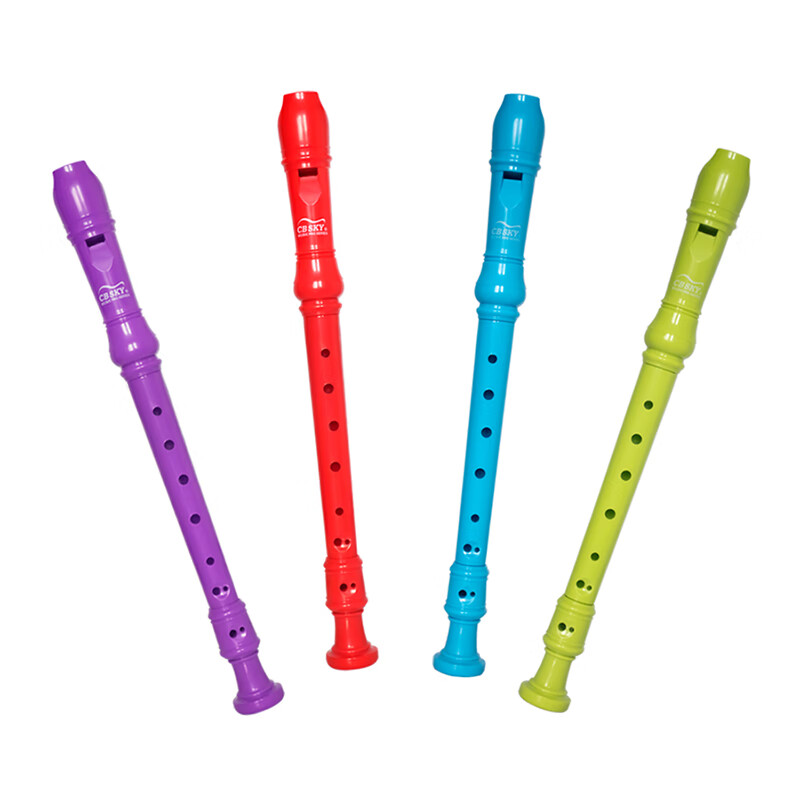 CBSKY德式八孔竖笛8孔c调高音儿童笛子初学者学生乐器教学新年礼物 颜色随机发