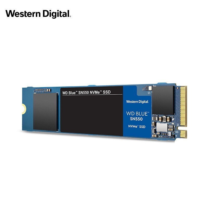 西部数据（WD）SN750/SN550 NVMe M.2笔记本台式机SSD固态硬盘SATA 蓝盘SN550 1T【JD物流】