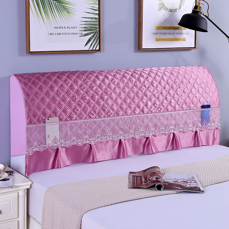 床头罩全包通用床头套全包床头罩床头套防尘罩夹棉欧式加厚实木床保护