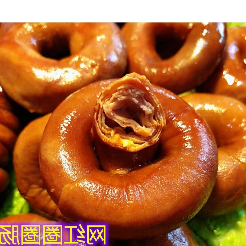 迎宾(yingbin)圈圈肠 套肠网红 即食 圈圈套肠 卤味小吃肠中肠灌肠