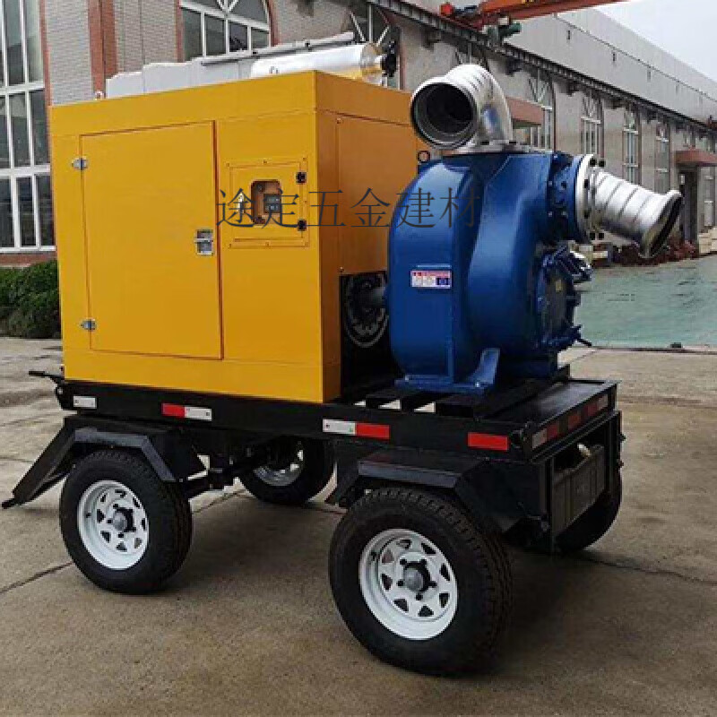 艾风格移动大流量防汛泵车市政应急抗洪排水泵车无堵塞龙吸水排污抽