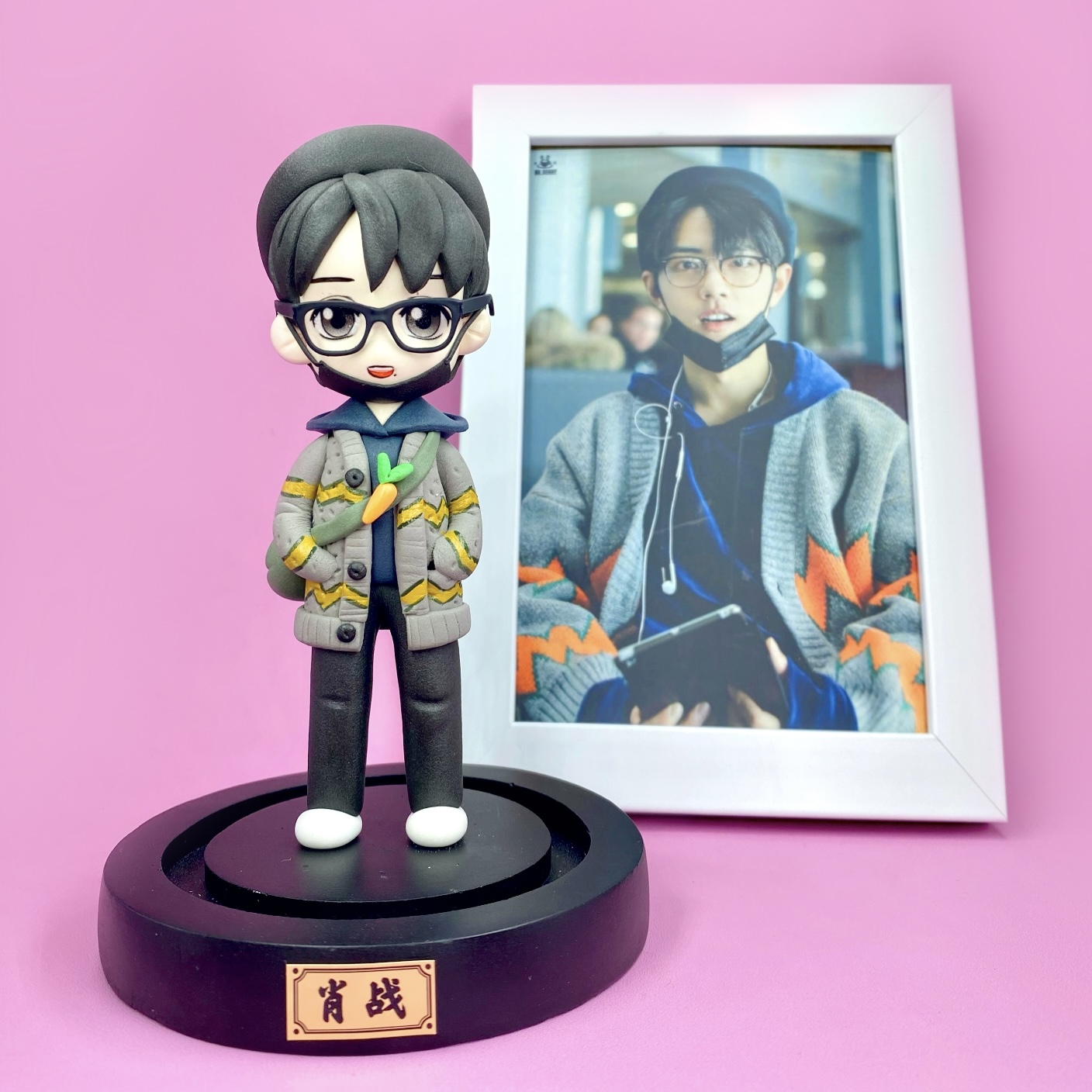 mondoba清盈鹿博君一肖肖战周边真人模型人偶摆件公仔玩偶女生日礼物