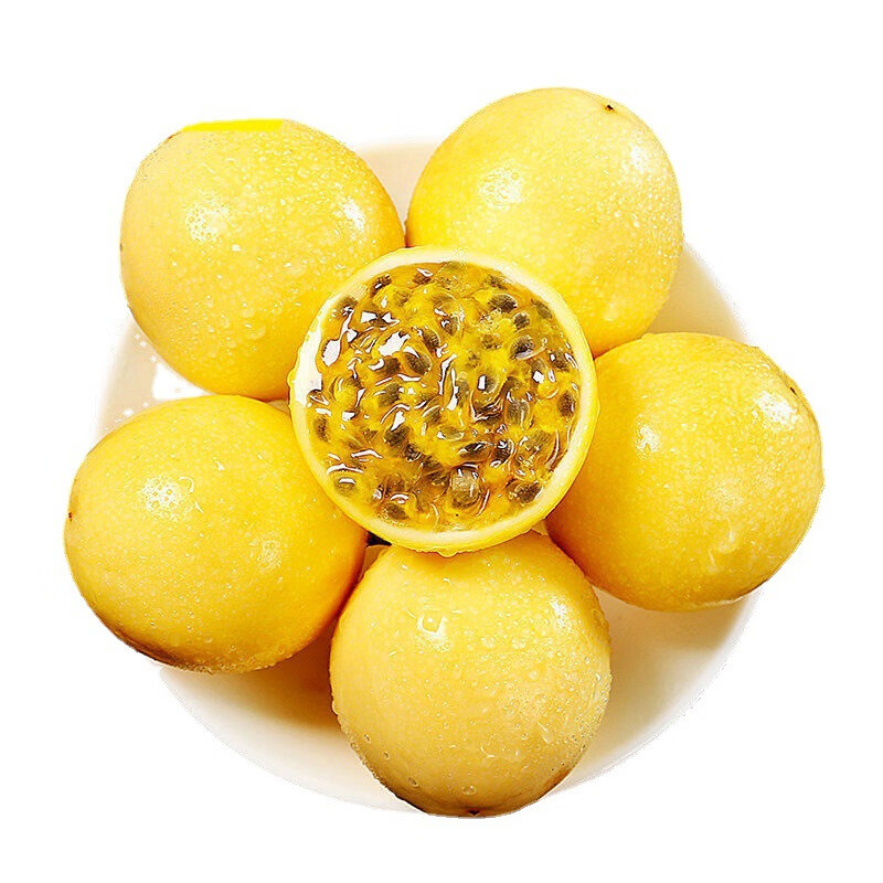 京蚨鲜海南黄金百香果 钦蜜9号百香果 新鲜水果礼盒 5斤大果【70-80克】