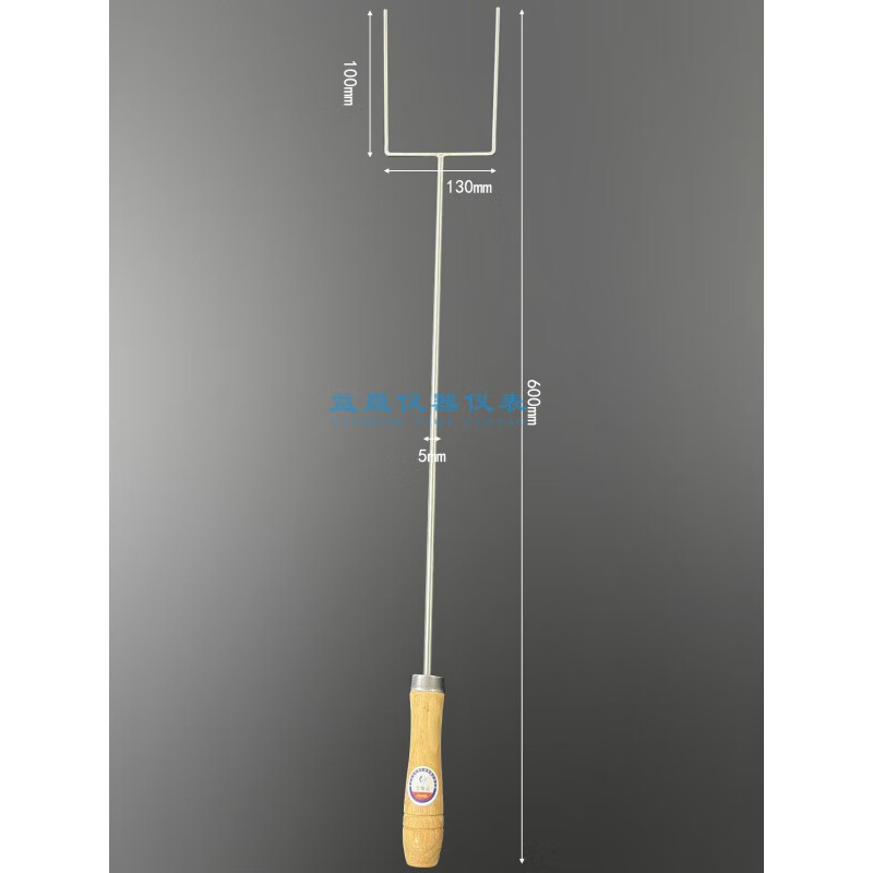 lism坩埚架样手高温炉样铲灰皿叉陶瓷坩埚叉马弗炉样叉 坩埚架 样叉