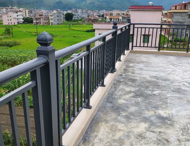 墨薰槿阳台护栏室外楼梯扶手铝合金庭院围栏别墅铁艺防护栏户外铝艺