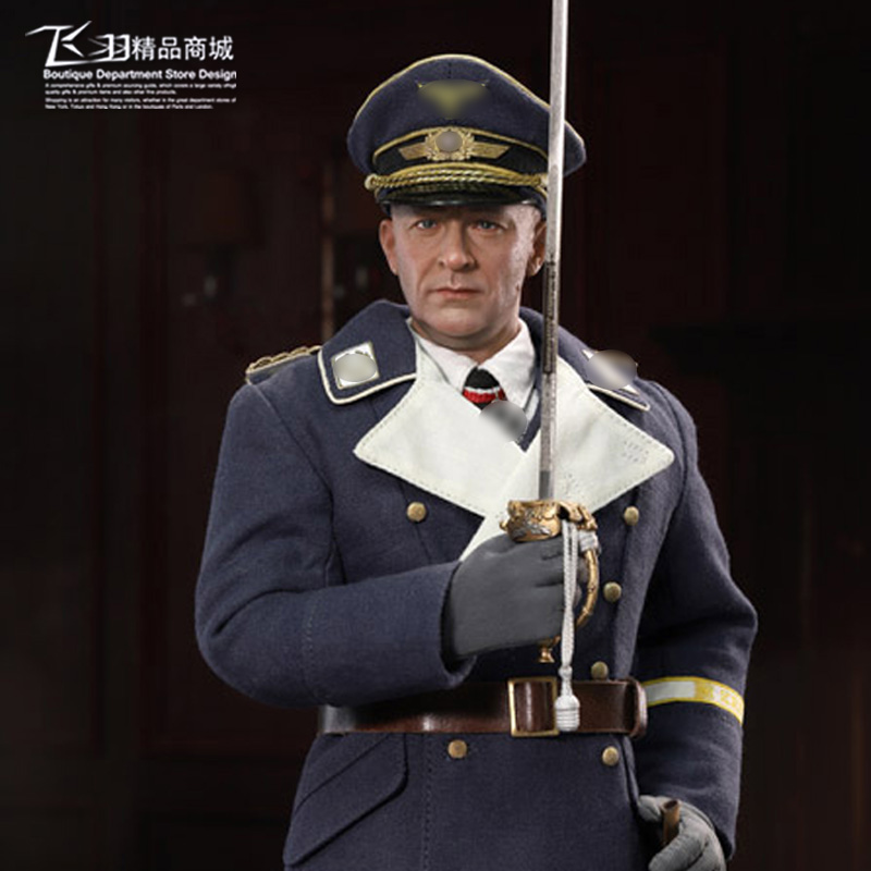 二戰兵人手辦3r 傘兵之父 庫爾特斯圖登特將軍1/6兵人模型